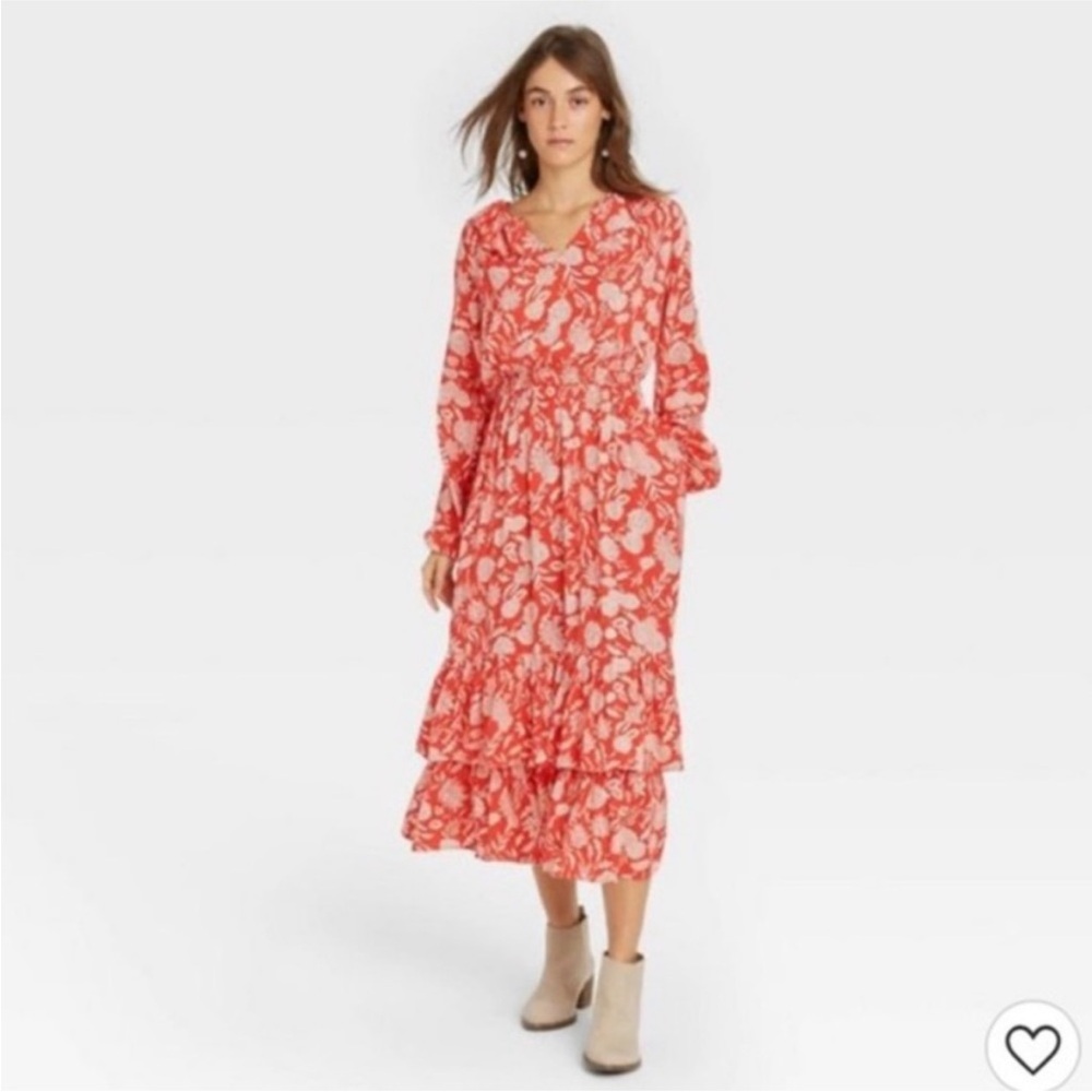 NWT Universal Thread Balloon Ruffle
Collar Dress … - image 6